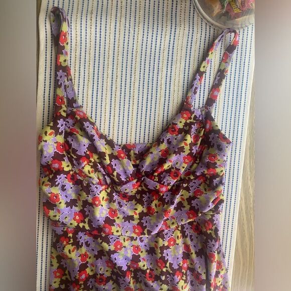 Urban Outfitters Women's Size Small  Lilac Marianne Knit Mini Dress NWT - Picture 2 of 12